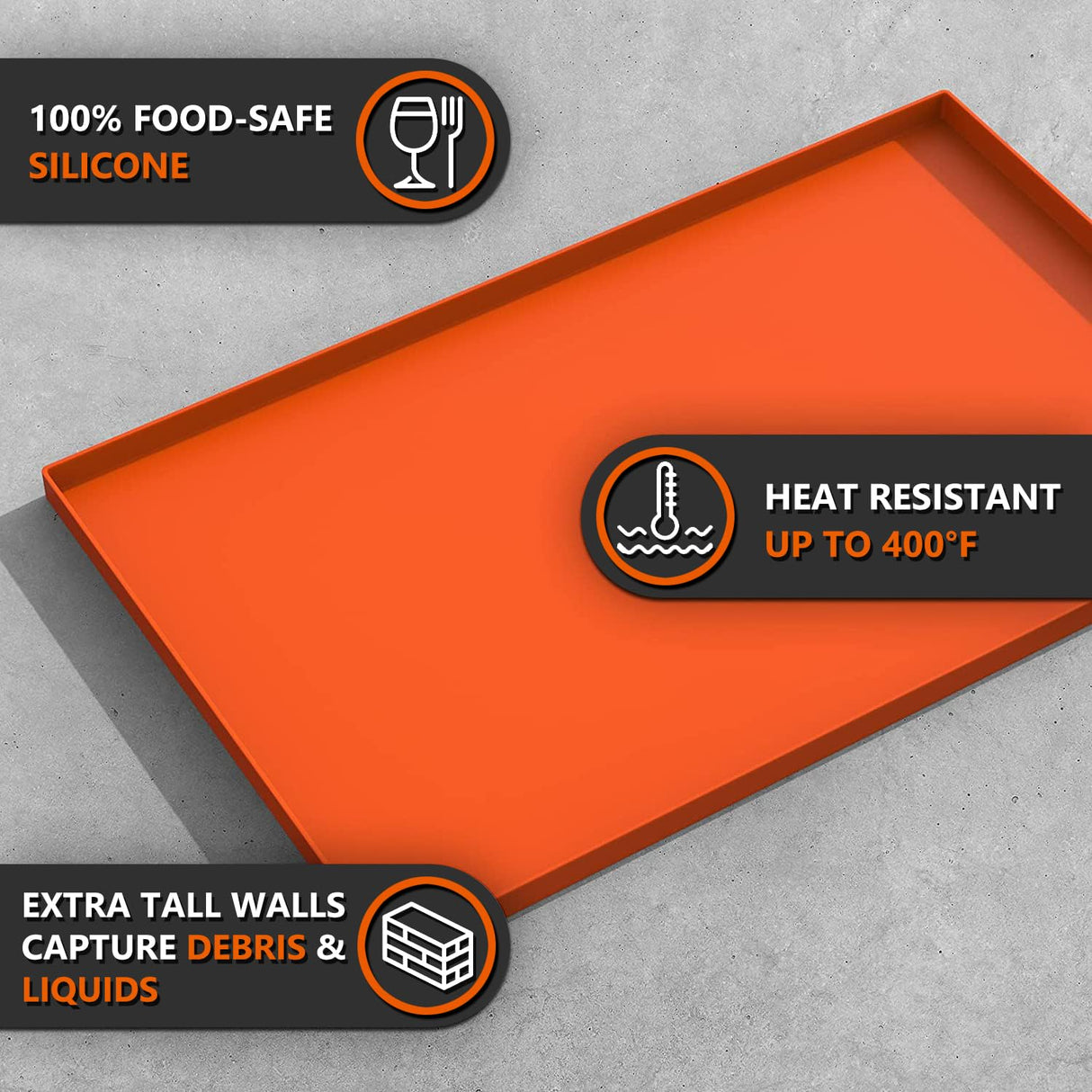 36" Silicone Griddle Mat for Blackstone 36 Inch Griddle, Heavy Duty Food Grade Silicone Griddle Cover, Protect Your Griddle from Dirt & Rust All Year Round Protebox