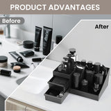 YIOJOYD Mens Cologne Organizer,Bathroom Organizers,Organizer For Men,Cologne Stand,Perfume Tray,Perfume Stand,Cologne Holder,Toothbrush Holders,Bathroom Shelf,Counter Storage,Brush Holder YIOJOYD