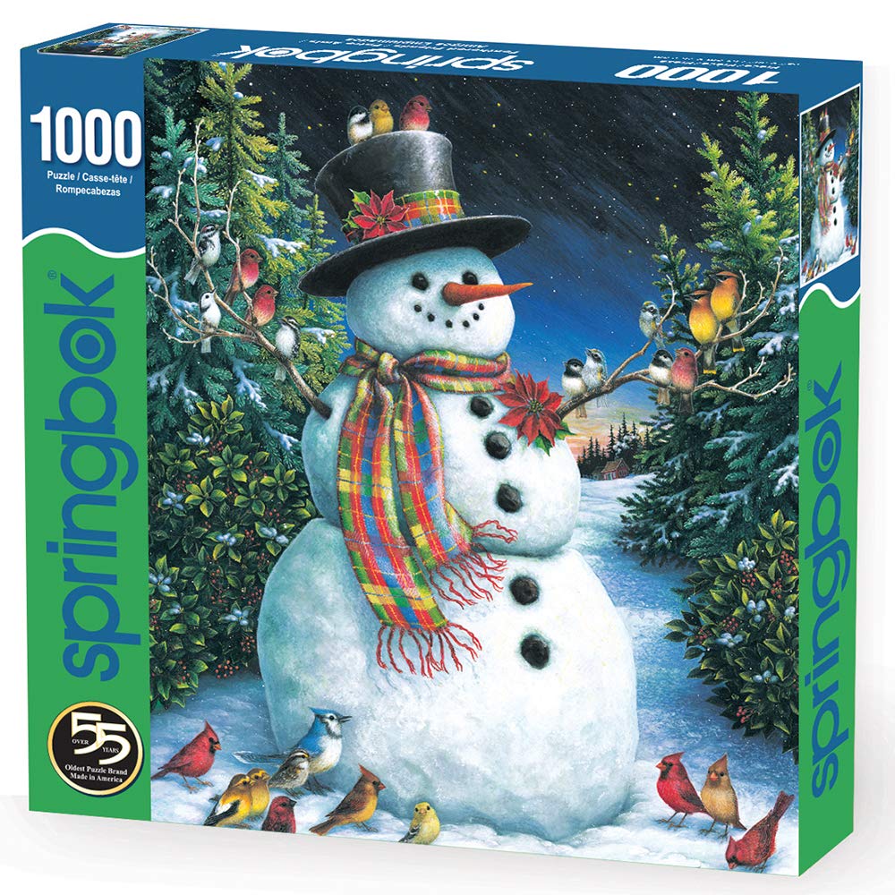 Springbok's 1000 Piece Jigsaw Puzzle Feathered Friends - Made in USA Springbok