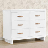 babyGap Skye 6 Drawer Dresser with Interlocking Drawers by Delta Children - Greenguard Gold Certified, Bianca White Delta Children