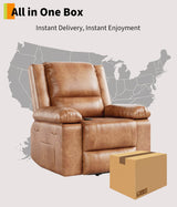 Garvee Electric Lift Recliner Chair - Heat and Massage, PU Leather Power Lift Recliner for Elderly & Mobility Impaired, Adjustable Back and Legs, Heavy Duty Lift Chair for Seniors Garvee