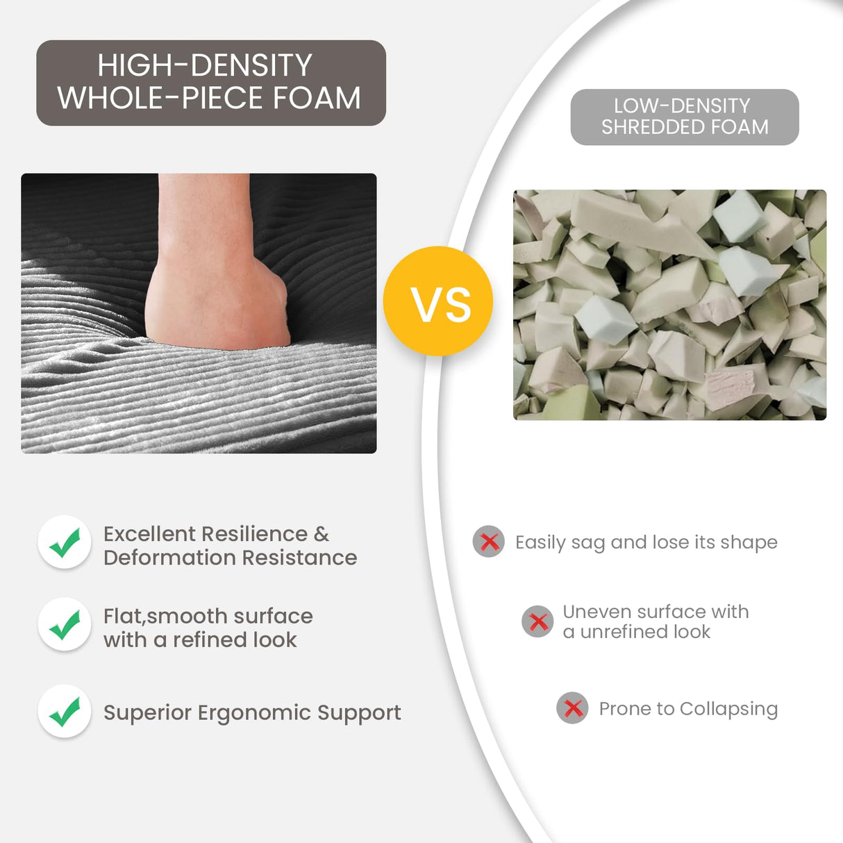 JUIKURY Folding Sofa Bed, Convertible Sleeper Chair with Pilow Foldable Matress, 2 in 1 Pull Out Loveseat Sofa Portable Fold Out Chair Bed Comfy Floor Couch Lounge for Living Room Bedroom JUIKURY