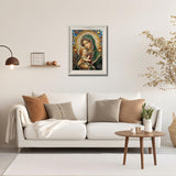 5D Diamond Art Kits for Adults Beginners,Holy Mother and Son DIY Full Round Drill Diamond Painting Kits, Paint by Diamonds Dots Gem Art Easy,Home Wall Decor 12X16 Inch Acelii