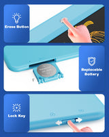 Bravokids Toys for 3-6 Years Old Girls Boys, LCD Writing Tablet 10 Inch Doodle Board, Electronic Drawing Pads, Educational Birthday Gift for 3 4 5 6 7 8 Years Old Kids Toddler (Blue) bravokids