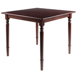 Winsome 94736 Mornay Dining Table, Walnut, 35" square Winsome