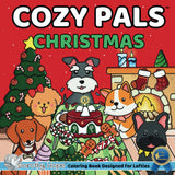 Cozy Pals Christmas (Left-Handed Edition): Comfy Coloring Book for Left-Handed/Lefties Adults and Teens Featuring Cute Adorable Dogs in Hygge Moments ... & Simple, Cute & Easy) (COZY PALS Series) Majosta