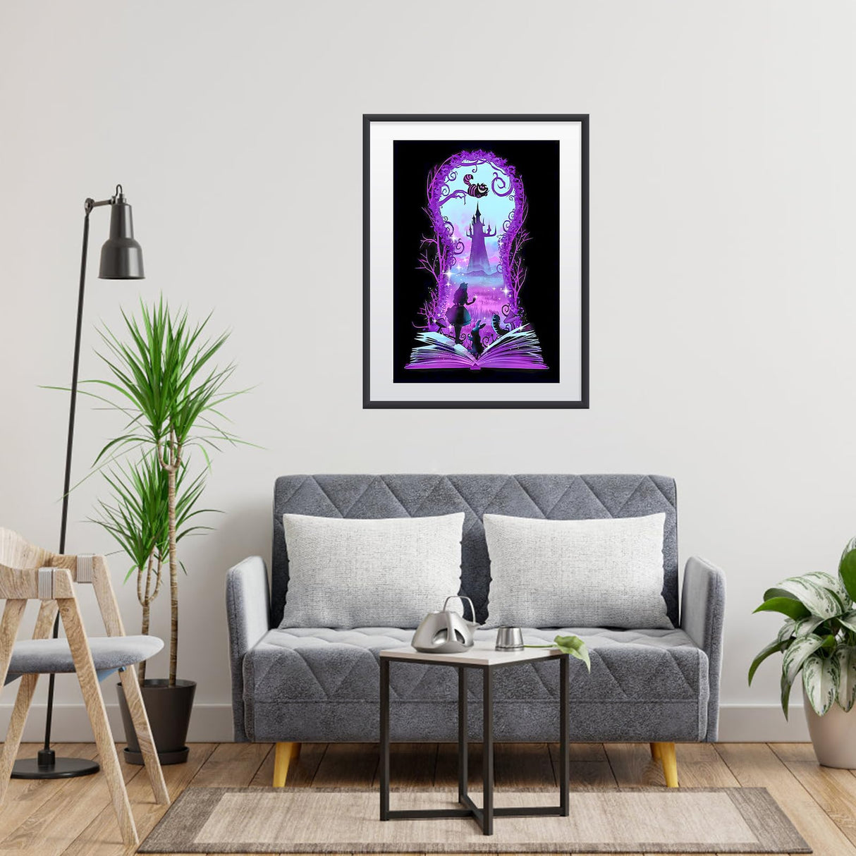 MOGTAA Princess Diamond Art Kits for Adults, Full Drill Halloween Diamond Art Kits, 5D Round Book Diamond Dots Picture Cartoon Crystal Craft for Home Wall Decor 12x16 inch MOGTAA