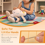 TLKKUE 12 Pcs/3 Sizes Large-Eye Blunt Needles, Stainless Steel Yarn Needle with Needle Threader, Tapestry Needle for Sewing Crochet Knitting Embroidery (Silver) TLKKUE