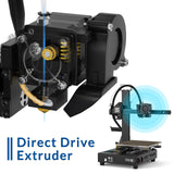 TRONXY 3D Printers,CRUX 1 Mini 3D Printer for Beginners,Fast Assembly Direct Drive Desktop Portable with PEI Magnetic Sticker Platform, Impresora Small 3D Printer Print Size 7.08x7.08x7.08 inch TRONXY