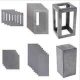 Welding Practice Kit，24-Piece 3x5” Welding Coupons with Premium 18-Gauge Steel Plates for MIG,Suitable for welding practice and improving welding skills… XLKIB