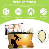 Gejoy 100 Pack Sublimation Blank Canvas Cosmetic Bags Bulk DIY Heat Transfer Makeup Bags With Wristband Lanyard Zipper Cosmetic Bags Pencil Bag for Multipurpose Printing Bag Decor, 8.66 x 5.12 inch Gejoy