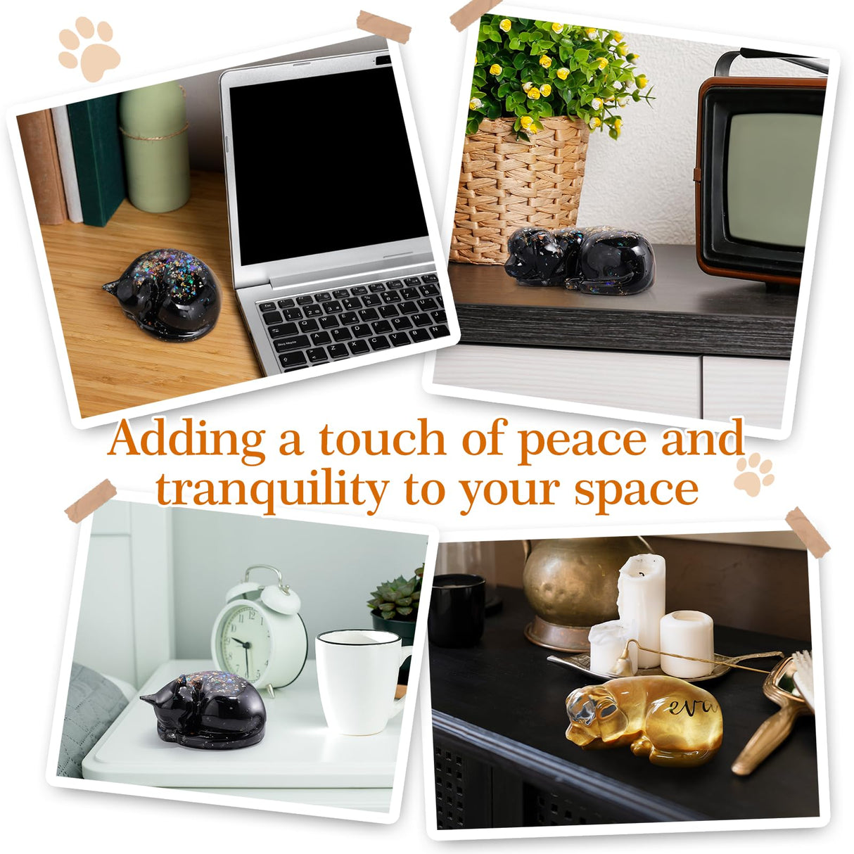 LET'S RESIN Pet Memorial Statue Resin Molds,3D Animal Epoxy Resin Molds for Preserving Pet Hairs & Ashes, Sleeping Dog and Cat Figurine Silicone Molds,Great for DIY Resin Pet Keepsakes, Pet Loss Gifts LET'S RESIN