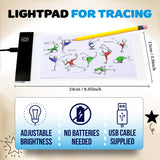 Molcey Flip Book Kit with LED Light Pad. Includes Flipbook Kit Starter Animation, 240 Sheets Blank Animation Paper and Instructions for Making Flip Books, LED Light Pad. for Kids 9-12 6-8 Molcey