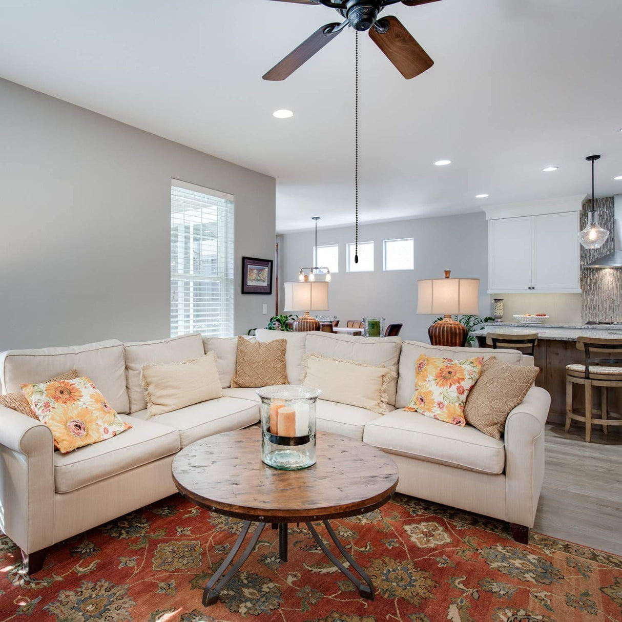 Vinaco Pull Chain Extension, 2 Pack 36" Stainless Steel Ceiling Fan Pull Chain, Strong Bearing & Rustproof, 6 Size Light Chain Pull Extender with 6 Solid Matching Connectors Vinaco