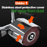 Burnishing Polishing Machine,Pneumatic Surface Conditioning Tool,Handheld Wheel Polisher Sander Wire Drawing Machine for Stainless Steel Metal Wood Polishing,2500RMP YPCOO