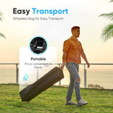 Quictent 8'x8' Pop up Canopy Tent with Netting, Outdoor Instant Portable Gazebo Easy up Screen House Room Tent -Fully Sealed, Waterproof & Roller Bag Included (Tan) Quictent