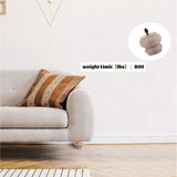 Txcucc 2 Inch Wooden Unfinished Bun Feet for Dresser Legs Couch Sofa Cabinet Ottoman DIY Replacement Wood Furniture Legs Set of 4 M8 Bolt Screw in (2”) Txcucc