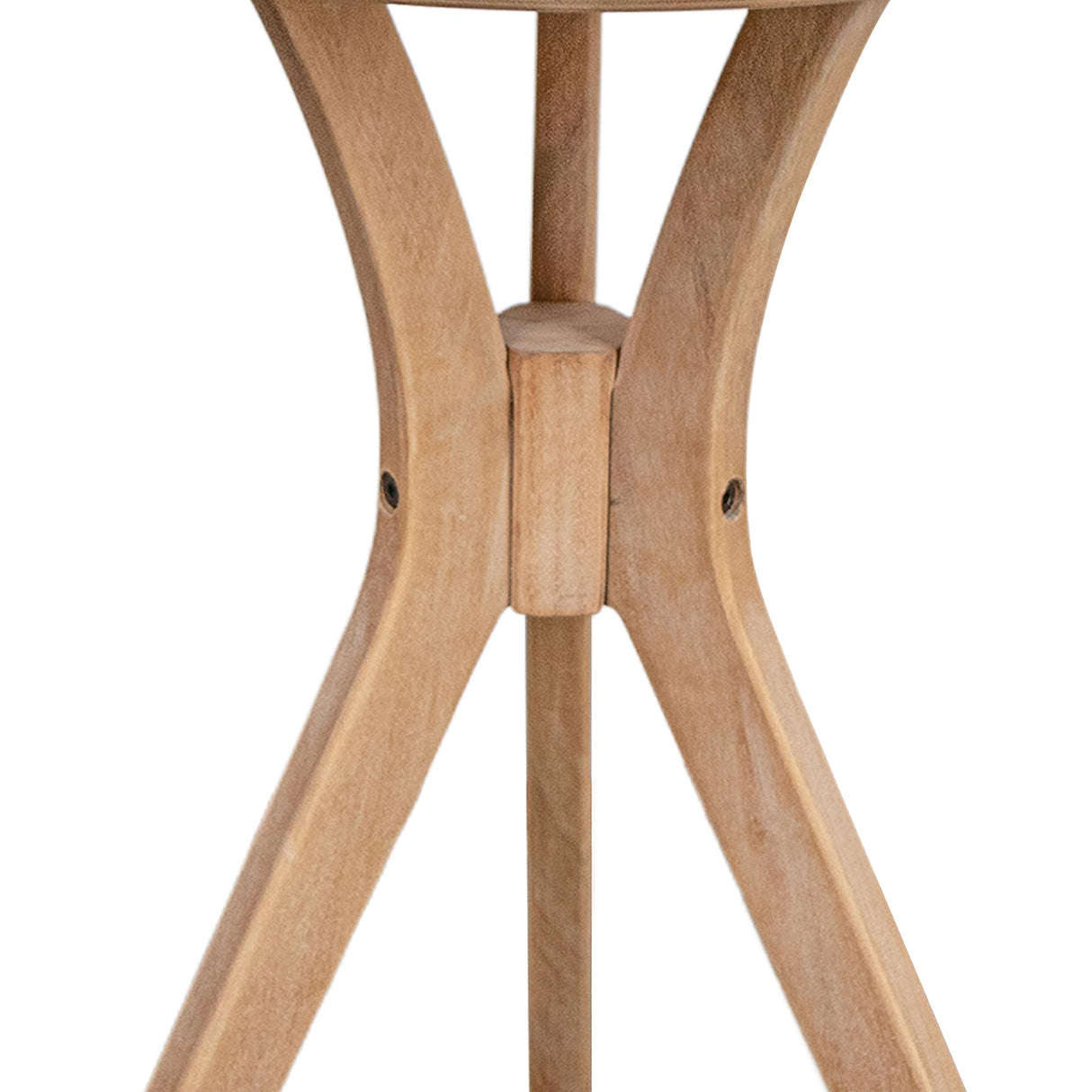 COVLON Farmhouse Side Table, Natural Wood Tray Top Sofa End Table, Soild Wood Rustic Accent Table, Nightstand for Family, Living Room or Dinning COVLON