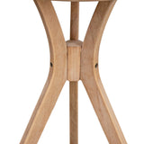 COVLON Farmhouse Side Table, Natural Wood Tray Top Sofa End Table, Soild Wood Rustic Accent Table, Nightstand for Family, Living Room or Dinning COVLON