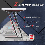 Homall L Shaped Gaming Desk Computer Corner Desk PC Gaming Desk Table with Large Monitor Riser Stand for Home Office Sturdy Writing Workstation (Classical White, 51 Inch) Homall