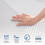 California King Mattress, DIGLANT 14Inch Medium Plush Supportive Memory Foam Hybrid Mattress, Pressure Relief 7-Zone Individual Pocket Springs Calking Mattress in a Box, CertiPUR-US Certified, 72"*84" DIGLANT