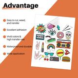 HTVRONT Sublimation Sticker Paper - 20 Pcs Glossy Transparent Waterproof Sublimation Stickers HTVRONT