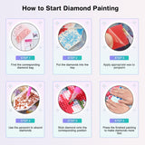 Diamond Painting Flowers-5D Diamond Art,Flowers Diamond Paintings for Adults,DIY Full Drill Paint by Diamonds Flowers Gem Painting on Canvas Perfect for Gifts and Home Wall Decor 12x16inch PHANTASYART