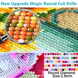 Generic American Native Indian Girl and Wolf DIY 5D Diamond Paint Kits for Adults Round Full Drill Diamond Art Easy for Beginner Gems Cross Stitch Mosaic Craft for Home Decor 14x14inch WoodArtSupply