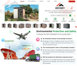 AECOJOY 5' x 3' Outdoor Storage Shed, Small Metal Shed (16.6 Sq.Ft Land) with Design of Lockable Door, Utility and Tool Storage for Garden, Backyard, Patio, Outside use. AECOJOY