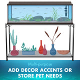 TitanEze 75 Gallon Double Aquarium Stand (2 Stands in 1), Fish Tank Stand, Bird Cage Stand, 50.5" W x 32" H x 18.5" D Caitec