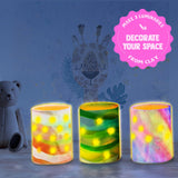 Make Your Own Clay Luminaries - Light-up DIY Clay Lanterns Making Kit Activity for Boys Girls and Teens Age 8 9 10 11 12 Year Old and up, Arts and Crafts Clay Lantern Toys for Kids Ages 8-12 Goody King