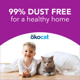 ökocat Less Mess Natural Wood Clumping Cat Litter Mini-Pellets, Great for Long-Hair Breeds, 18.6 lbs, Large ÖKOCAT