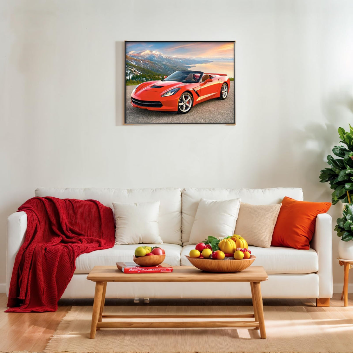 NIHO-JIUMA Diamond Painting Kits Sports Car, DIY 5D Full Drill Diamond Art Gift for Adult/Teen, Home Decoration (30 X 40 cm / 12 X 16 inches) NIHO-JIUMA