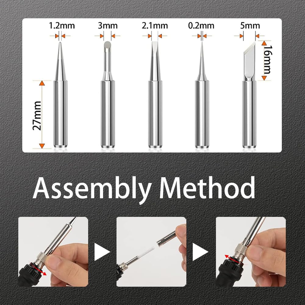WellerMan Soldering Iron Kit 80W – LCD Digital Adjustable Temperature Soldering Tool Set with 5 Precision Tips, Desoldering Pump, Solder Wire, Stand for DIY, Electrical Repairs, and Metal Work WellerMan