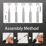 WellerMan Soldering Iron Kit 80W – LCD Digital Adjustable Temperature Soldering Tool Set with 5 Precision Tips, Desoldering Pump, Solder Wire, Stand for DIY, Electrical Repairs, and Metal Work WellerMan
