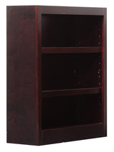 Midas Cherry Finish Three-Shelf Bookcase by Concepts In Wood Concepts In Wood