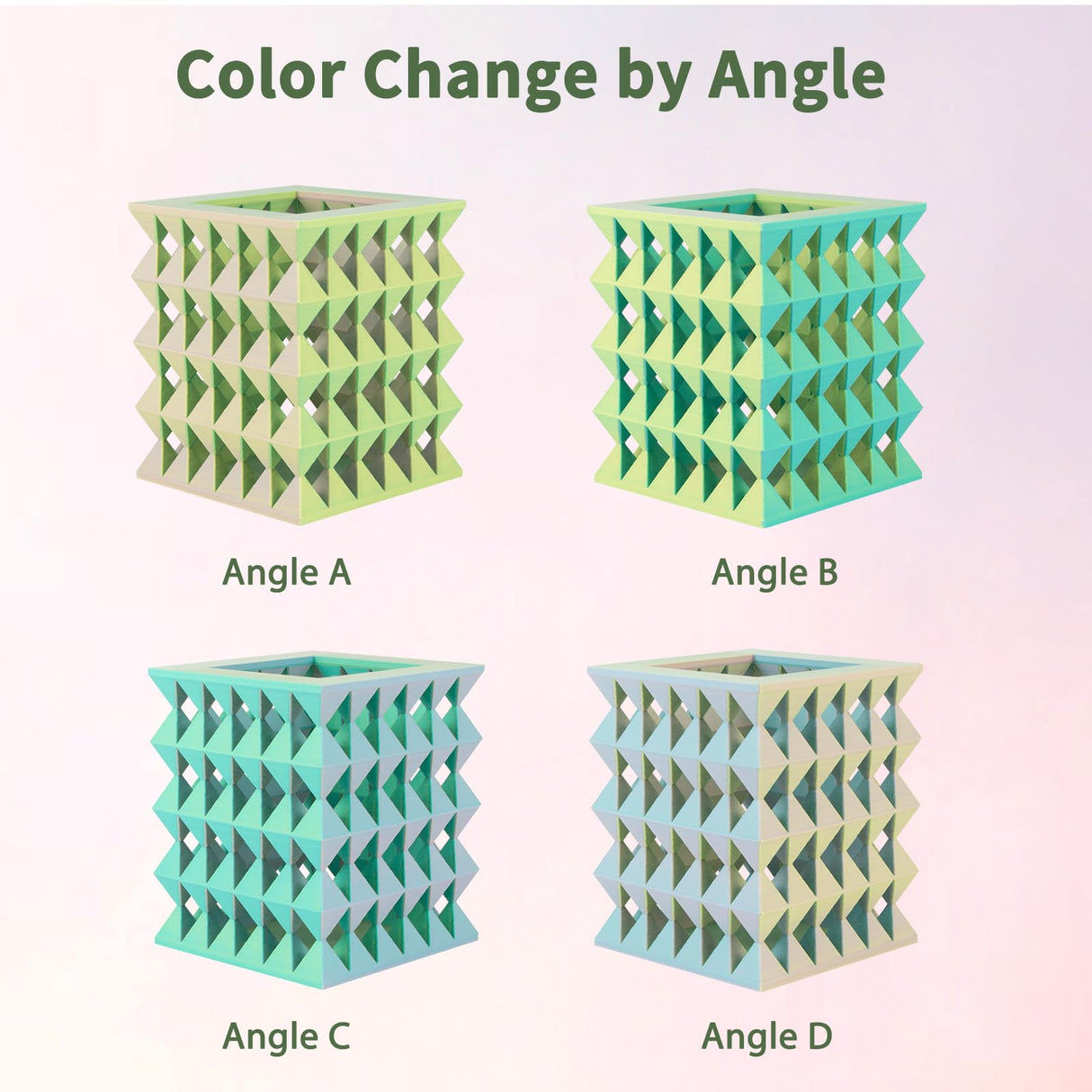 iSANMATE Matte 3D Printer Filament, 3-in-1 Color Rainbow Filament, Coextrusion 3D Filament, Rapid Magic Color Change Filament 1.75mm, Dimensional Accuracy +/- 0.03 mm, Moonstone 1KG/Spool iSANMATE