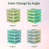 iSANMATE Matte 3D Printer Filament, 3-in-1 Color Rainbow Filament, Coextrusion 3D Filament, Rapid Magic Color Change Filament 1.75mm, Dimensional Accuracy +/- 0.03 mm, Moonstone 1KG/Spool iSANMATE