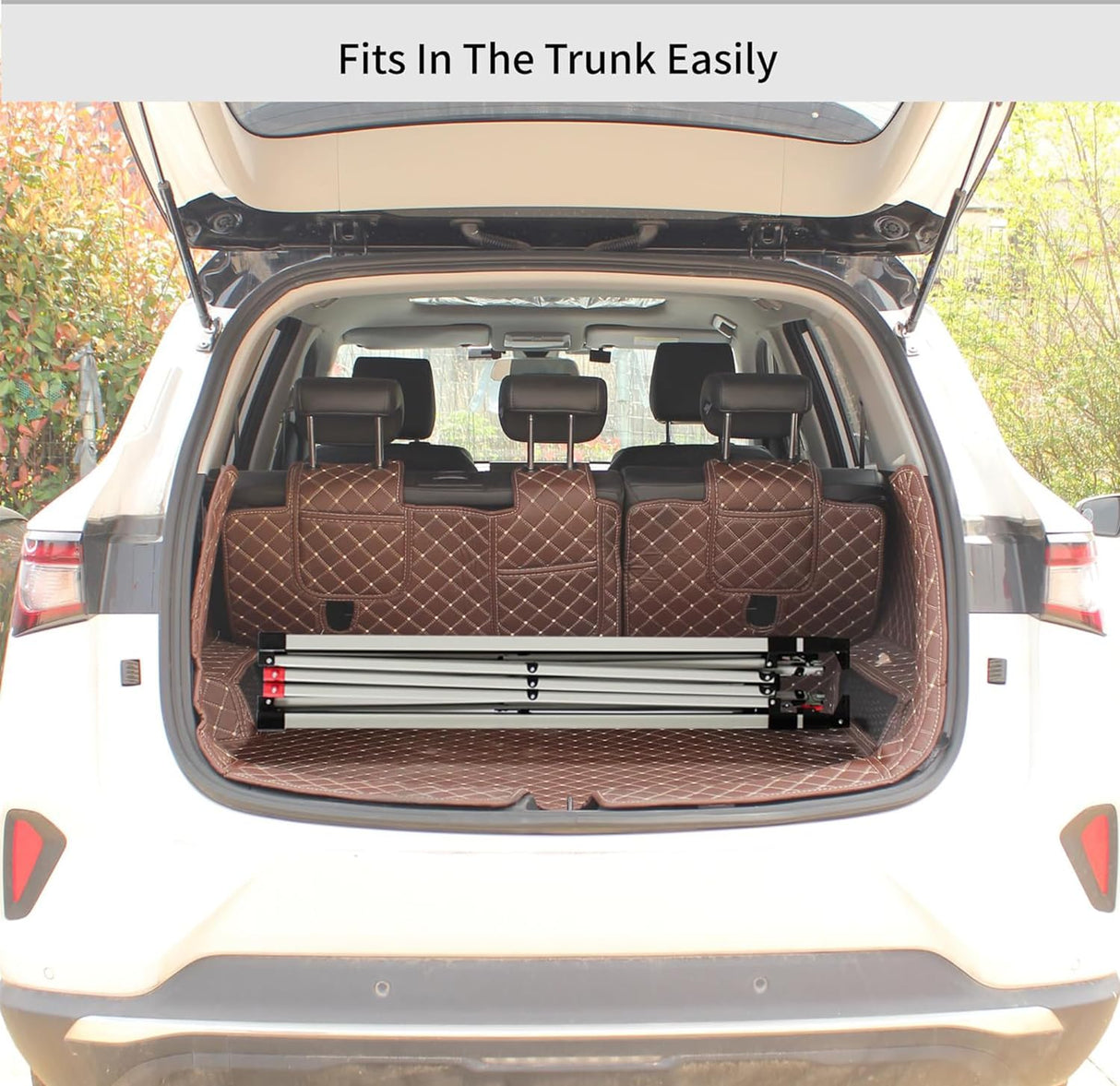 CROWN SHADES 10x10 Pop Up Canopy - Beach Tent with One Push Setup - Easy Outdoor Sun Shade Shelter for Events, Parties - Gazebo with STO-N-Go Cover Bag, Silver Coated Top, Grid Grey CROWN SHADES