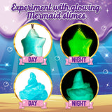 Original Stationery Mermaid Glow in The Dark Slime Kit - Mystic Shimmer Pack & Birthday Present for Girls Original Stationery
