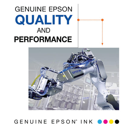 EPSON 802 DURABrite Ultra Ink High Capacity Black & Standard Color Cartridge Combo Pack (T802XL-BCS) Works with WorkForce Pro WF-4720, WF-4730, WF-4734, WF-4740