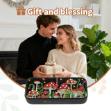 FlyingMage 5D Diamond Art Painting Kit for Adults Beginner, Small DIY Diamond Dots Gem Art Painting Mosaic Kits, Cute Hard Shell Sunglasses Eyeglasses Glasses Case for Women Teen, Mushroom FlyingMage