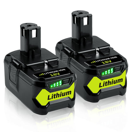 FERRYBOAT 2Pack P108 7.0Ah Replacement for Ryobi 18v Battery Compatible with Ryobi 18Volt Lithium-ion Plus P102 P103 P104 P105 P107 P109 P190 P191 P122 Batteries FERRYBOAT