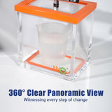 BACOENG 2 Gallon Vacuum Chamber, Acrylic Degassing Chamber Kit for Resin, Silicone and Epoxies BACOENG