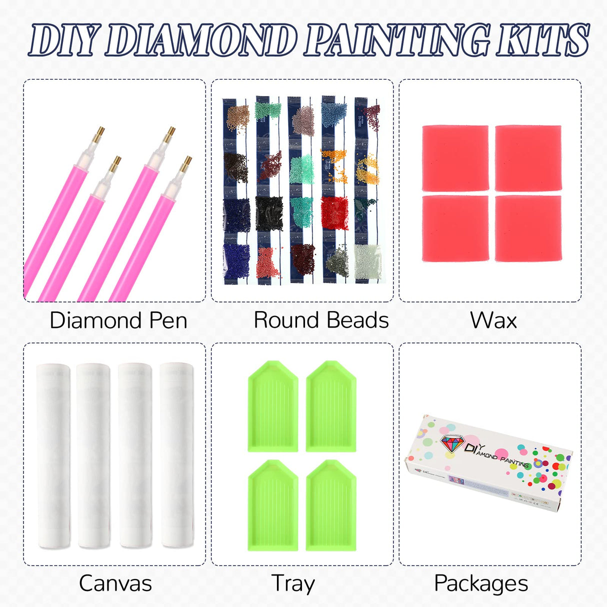 4 Sets Moth and Moon Diamond Painting Moon Moth DIY 5D Diamond Painting Kits Art with Accessories and Tools for Adults Beginners Craft Home Wall Decor, 4 Styles Fumete