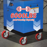 Nefish 8 Inch Heavy Duty Casters Wheels, Industrial Grade Polyurethane Casters Set of 4 with Dual Ball Bearing, Solid Polyurethane Wheel 6000 Lb, Plate Swivel Casters for Cart, Industrial, Machine Nefish