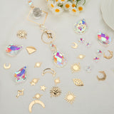 HYBEADS DIY Suncatchers, 400 pcs Sun Catchers Making Supplies Kit Art and Crafts for Adults Prism Hanging Decorative Suncatcher with Crystals Rainbow Maker for Indoor Windows Office Home Decor HYBEADS