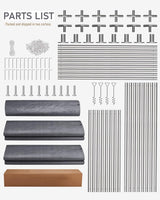 12 x 20FT Heavy Duty Carport with Roll-Up Windows, Portable Garage with Removable Sidewalls & Doors, Portable Car Tent Garage with Roll-Up Windows and All-Season Tarp, for Car, Truck, Curtainboro