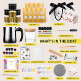 WAYONE LLC Candle Making Kit - DIY Starter Soy Candle Making Supplies Kit - Soy Wax, Full Set - 1 Jars & 6 Tins, 5 Pleasant Scents, Color Dyes & More, Perfect Candle Making Kit for Adults WAYONE LLC