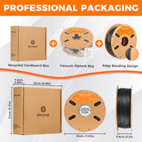 ERYONE Polypropylene Filament 1.75mm +/-0.03mm for 3D Printer, 3D Printing Filament PP 900g/Spool, Black ERYONE